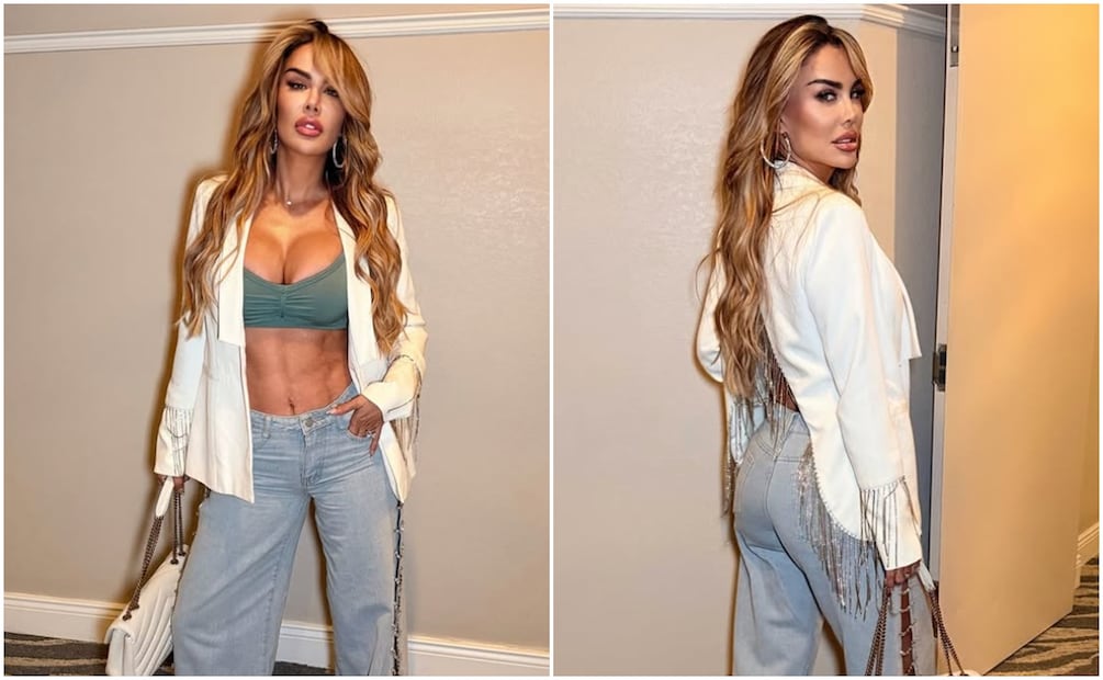 Ninel Conde presume nuevo look y cuerpazo.