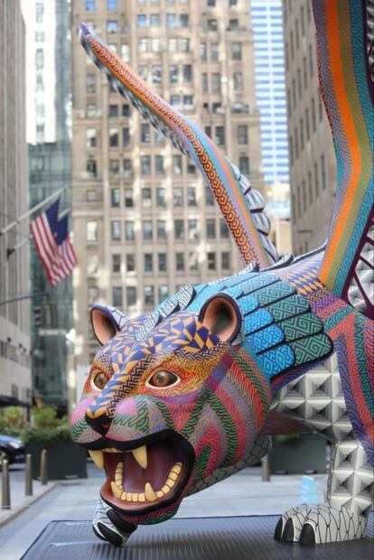 Con alebrijes monumentales y Día de Muertos, Oaxaca conquista el corazón de Nueva York