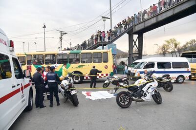 Microbús atropella a joven en Cetram Indios Verdes