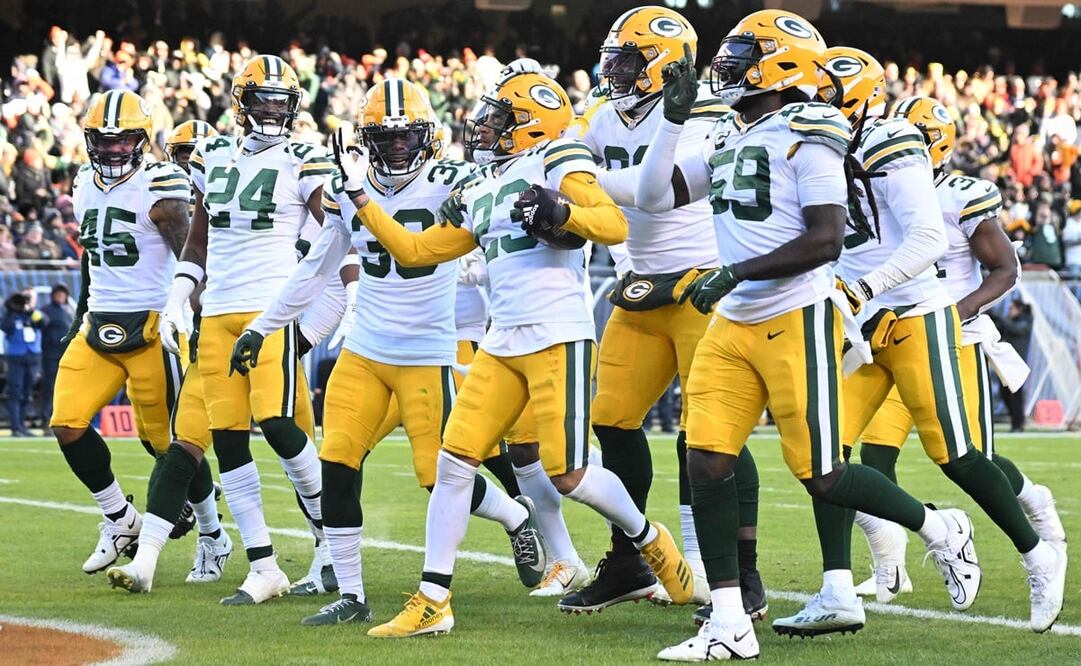Green Bay celebrando su triunfo ante los Bear - FOTO: AFP
