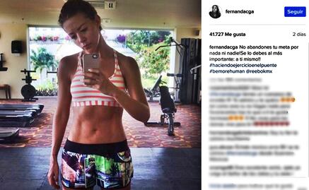 Fernanda Castillo luce su abdomen
