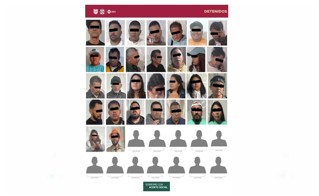 Detienen a 42 sujetos por reventa de boletos. Foto: Especial