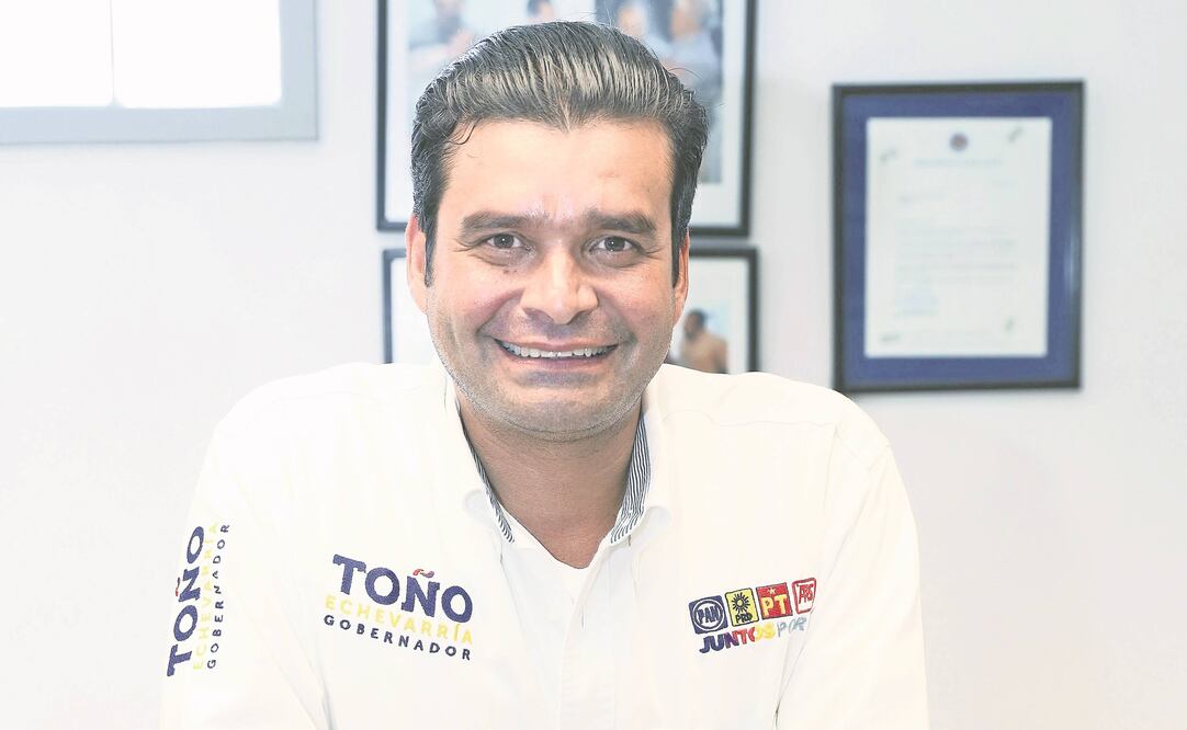 Antonio Echevarría García Candidato de la coalición “Juntos por Ti” (VALENTE ROSAS. EL UNIVERSAL)