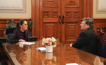 Reunión de Claudia Sheinbaum con Christopher Landau; conversan sobre relación México y EU