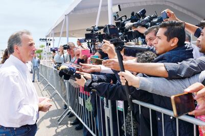 "Somos los más ch... para este debate": Meade