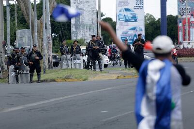 Tiroteo en manifestación contra Ortega deja un herido en Nicaragua