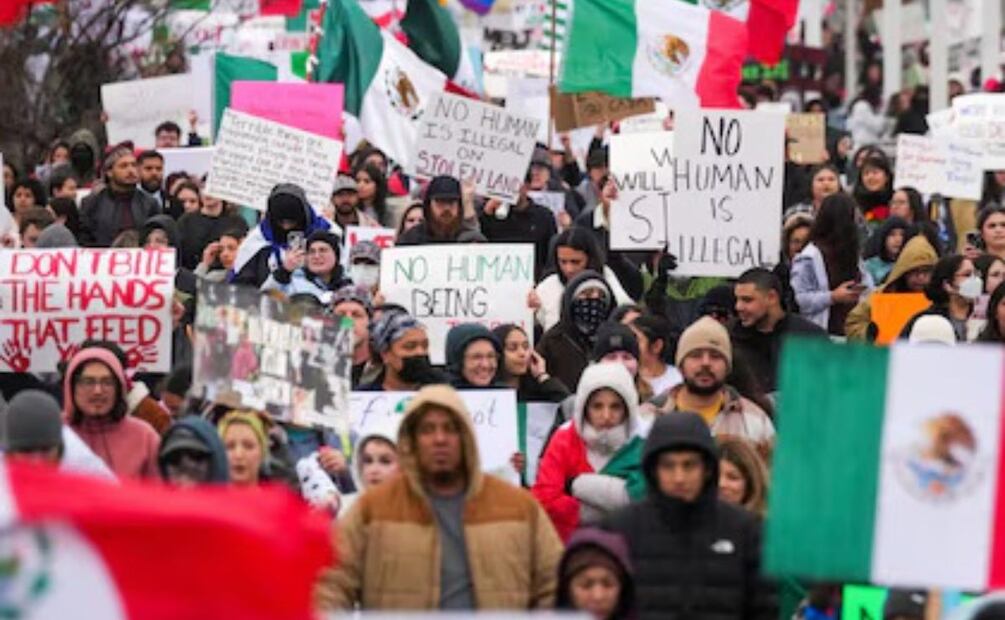 Protestas en California contra deportaciones. Fuente: Freepik.