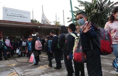 ¡Entusiasmados! FOTOS: así va el regreso a clases en escuelas de CDMX 
