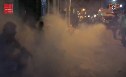 Fumigan a caravana de migrantes hondureños en Chiapas