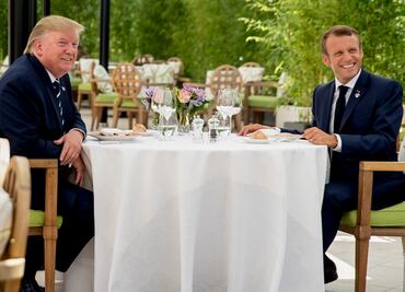 Amazonía, Irán y comercio: "puntos de convergencia" entre Trump y Macron