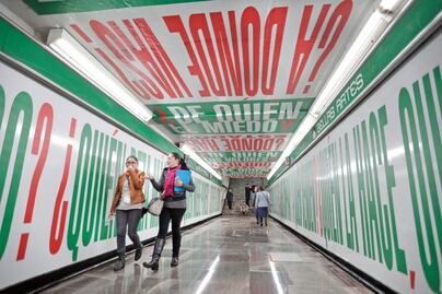 Barbara Kruger deja su Empatía en el Metro