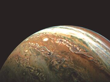 NASA comparte imágenes de la atmósfera de Júpiter