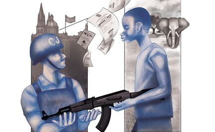 Tráfico de armas desde África a México