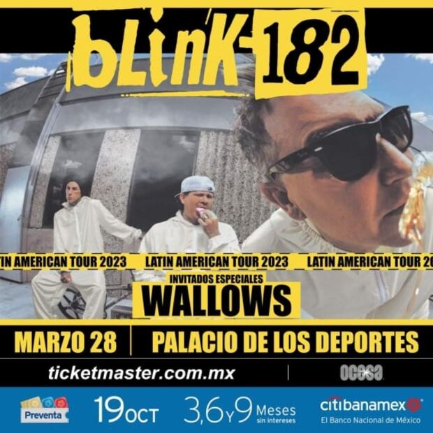 Blink-182 regresa a México: anuncia concierto para 2023