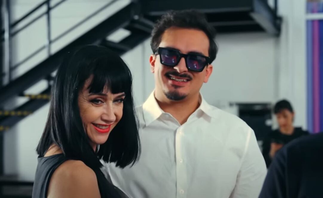 Susana Zabaleta y Ricardo Pérez en el video "Pecado mortal".