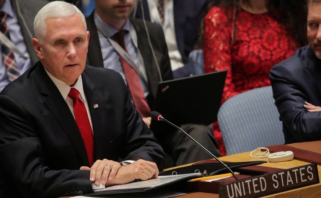 El vicepresidente de Estados Unidos, Mike Pence, en las Naciones Unidas (Foto: Reuters)