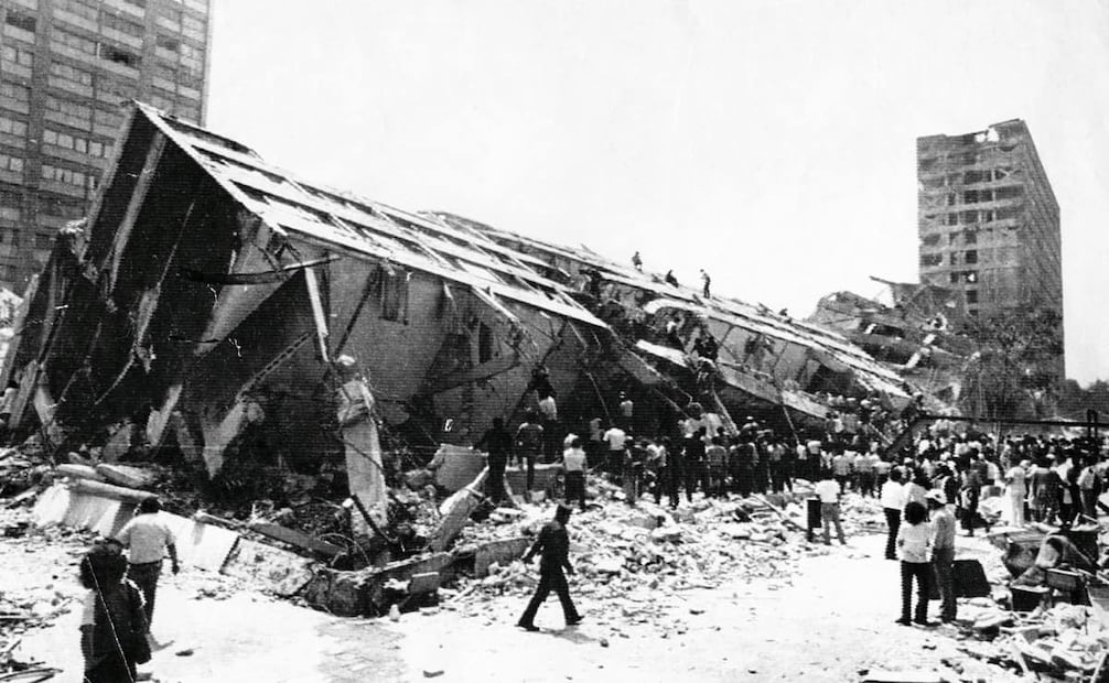 Ruinas del edificio Nuevo León, Tlatelolco. EL UNIVERSAL publicó un balance de inmuebles que colapsaron tras la réplica del 20 de septiembre; uno de ellos en Calzada de Tlalpan y Chabacano, donde quedaron 100 personas atrapadas. Foto: ESPECIAL.