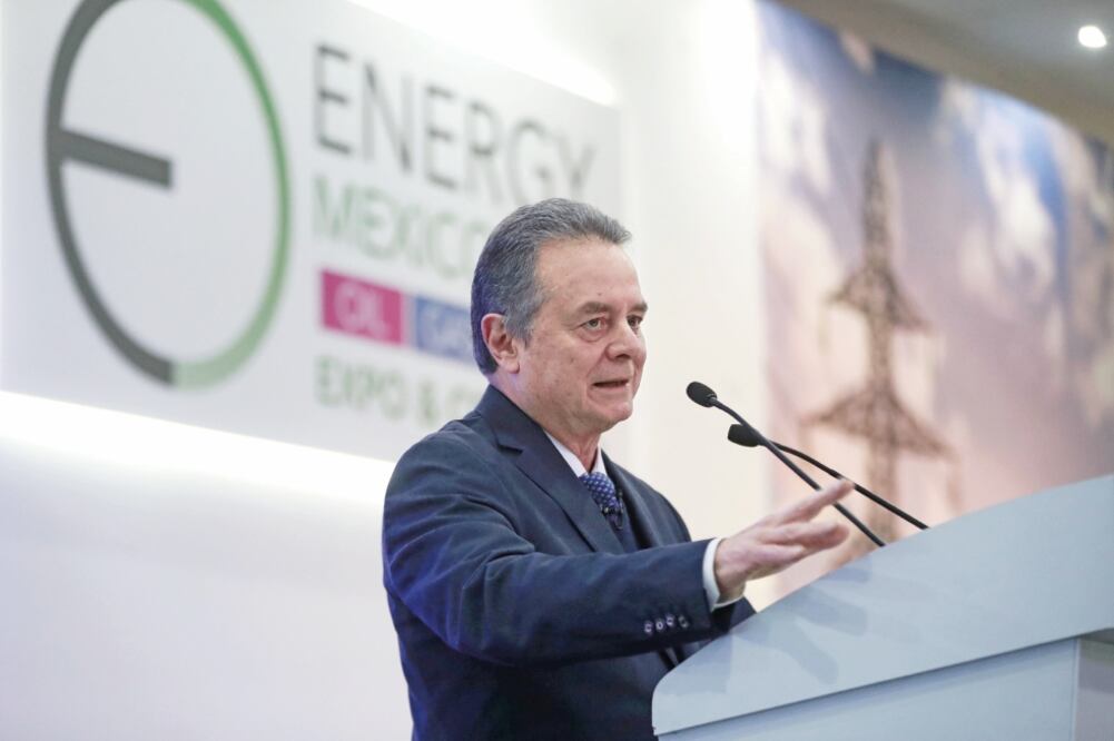Al participar en el foro Energy México 2018, Pedro Joaquín Coldwell, secreta r io de Energía, pidió atender la explotación de hidrocarburos no convencionales. (ALEJANDRA LEYVA. EL UNIVERSAL)