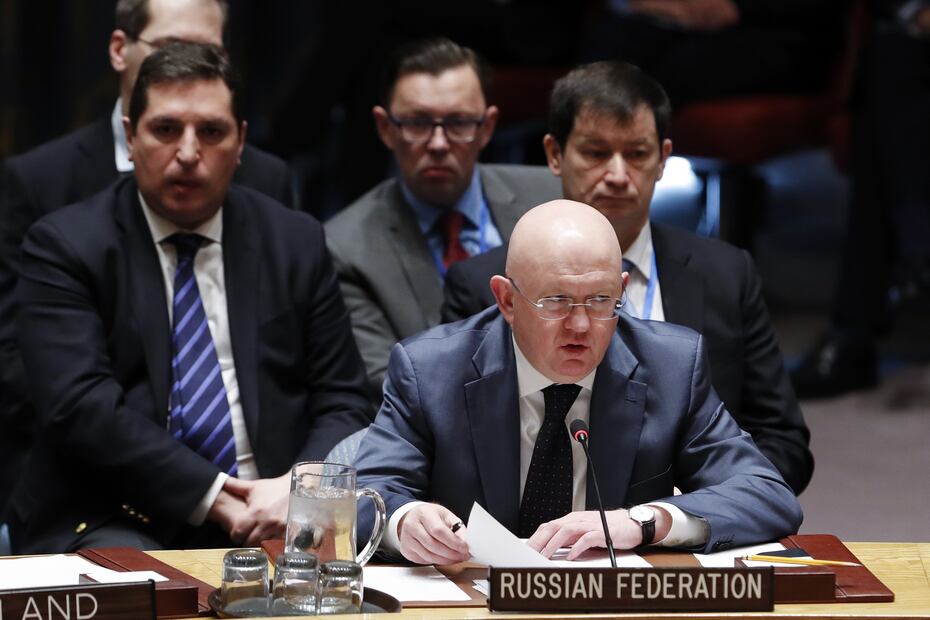 El embajador ruso ante la ONU, Vasili Nebenzia (Foto: EFE)