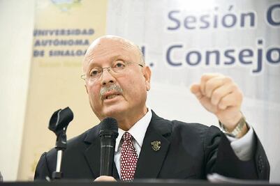 Rector de la UAS, de pechito ante la austeridad