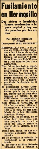 The story of death penalty in Mexico