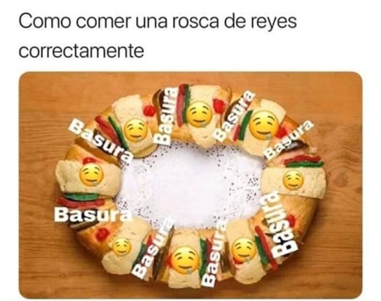 La Rosca de Reyes no se escapa de los memes