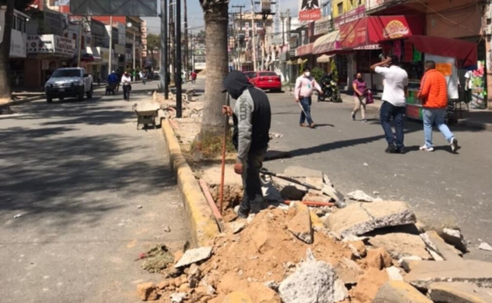 Cumple un año obra abandonada de Parque Revolución en Naucalpan, denuncian vecinos