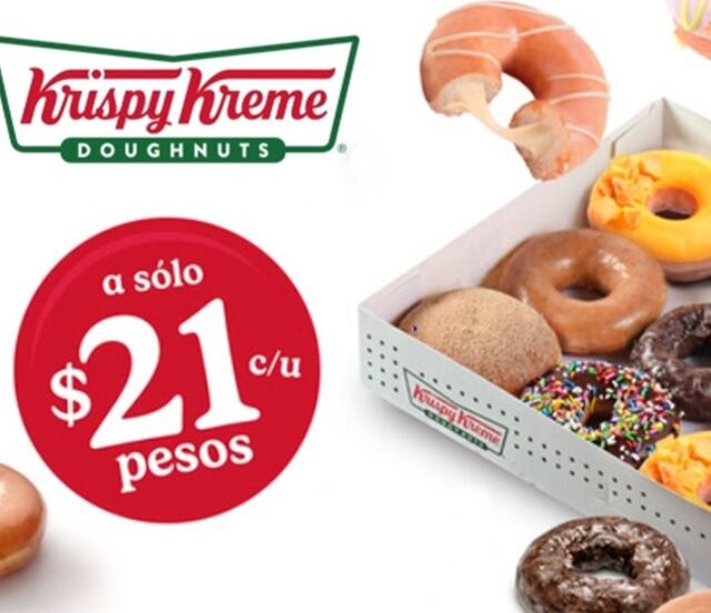 Krispy Kreme lanza promoción especial con donas a 21 pesos; ¿cuándo y cómo aplica?