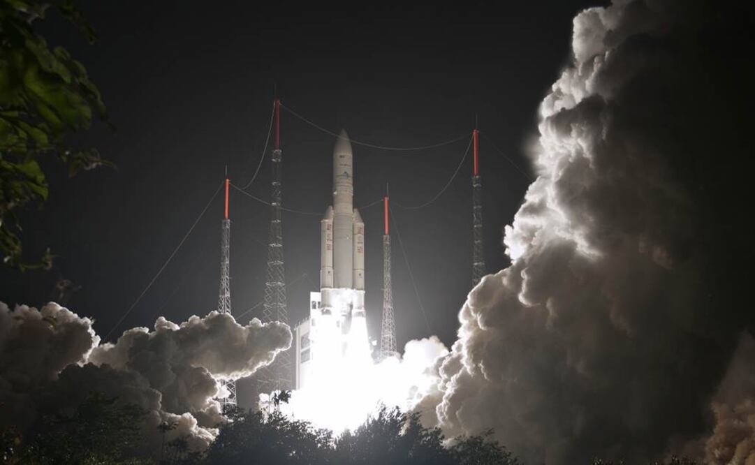 El despegue tuvo lugar a las 20:35 GMT desde la base espacial de Kurú. Foto: Archivo