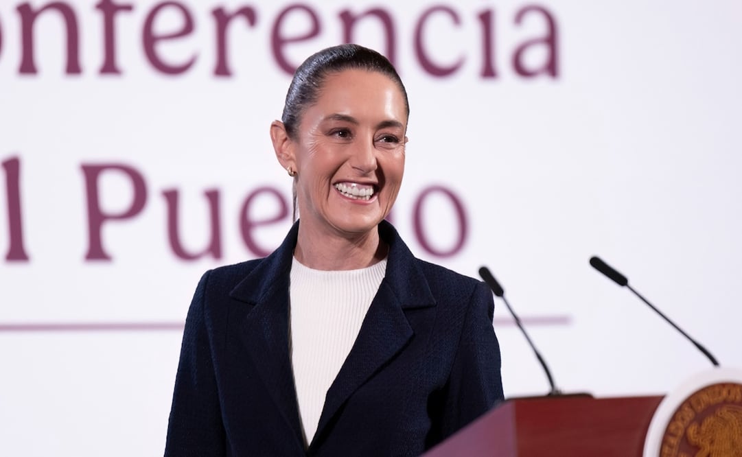 “Es Navidad, que se tranquilicen", dijo Claudia Sheinbaum Pardo en su conferencia matutina. Foto: Presidencia