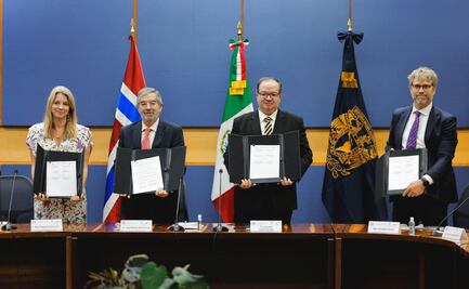 SRE, UNAM y embajada de Noruega firman carta por la paz; "la respuesta está en la diplomacia", dice De la Fuente