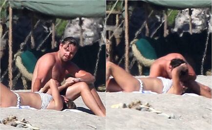 Captan a Leonardo DiCaprio muy cariñoso con su nueva novia