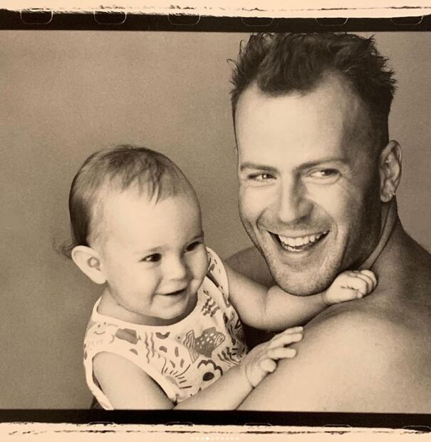 Bruce Willis y Rumer, su primogénita de 35 años.
Foto: Instagram