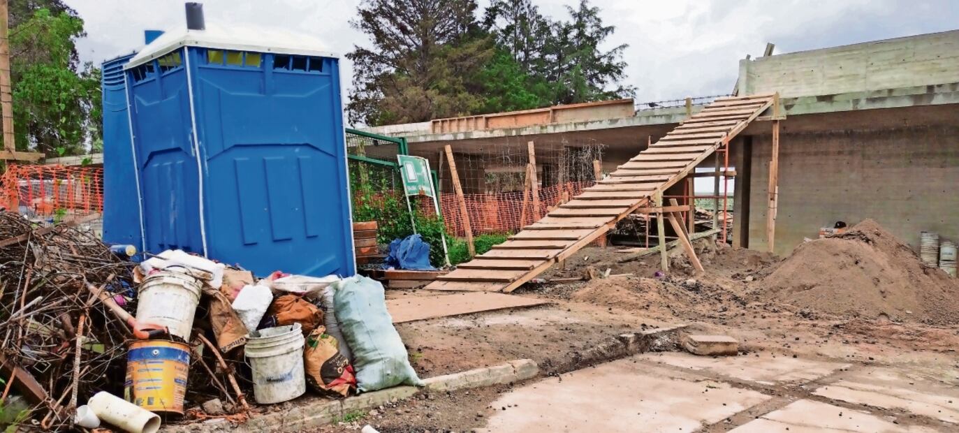 BODEGA NACIONAL. En tres meses, la construcción del recinto no presenta avances considerables, luce prácticamente igual.