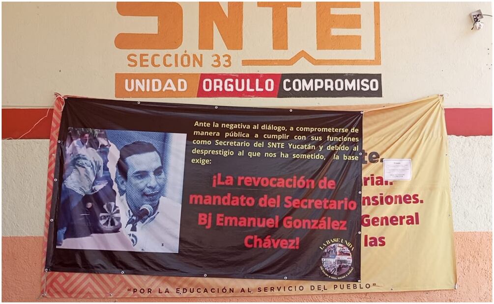 Rescatan instalaciones del SNTE en Yucatán. Foto Especial