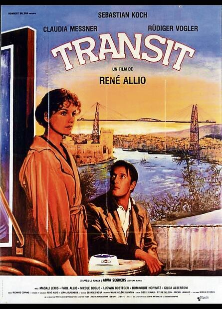 Carteles de la película "Tránsito"; a la izquierda, la adaptación de René Allio (1991) y de Christian Petzold (2018). Foto: Especiales