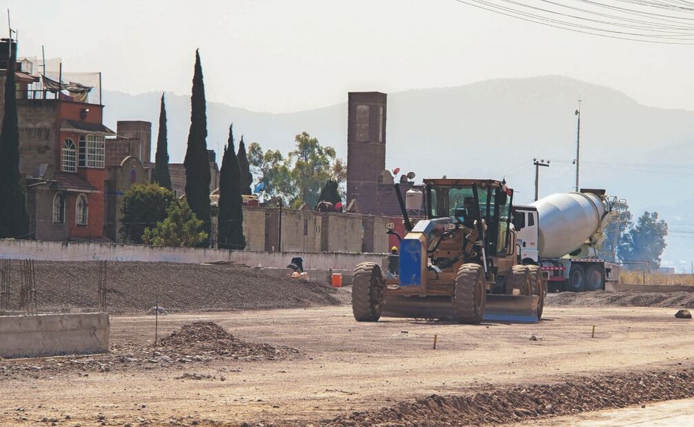 El paradero con menor avance es el de la estación Prados Sur, localizada en el municipio de Tultitlán. 
 Fotos: de Osmar Alvarado y Arturo Contreras
