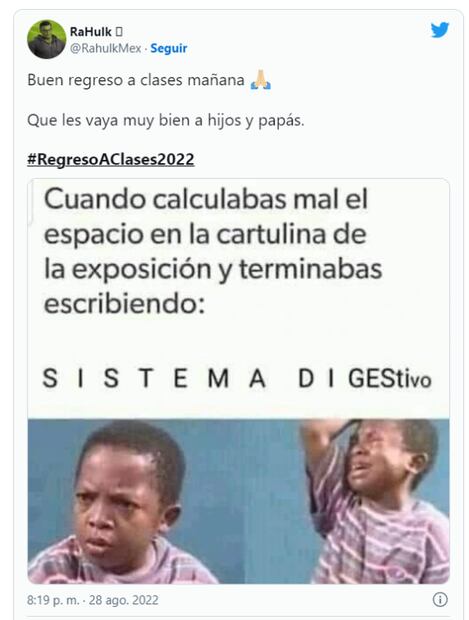 Los mejores memes que dejó el regreso a clases 