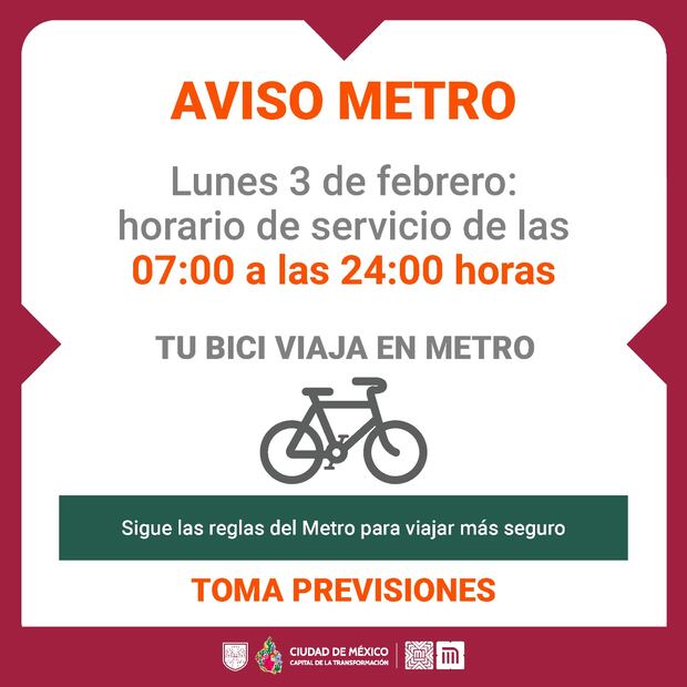 Horario especial Metro. Foto: Especial