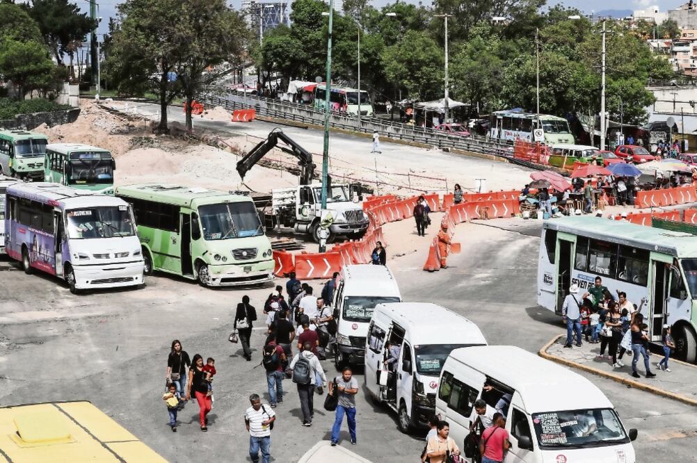 En la zona de Observatorio, en la delegación Álvaro Obregón, el Gobierno de la Ciudad concesionó por 40 años más de 57 mil metros cuadrados para construir un nuevo Cetram (GERMÁN ESPINOSA. EL UNIVERSAL)