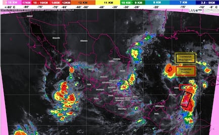 Actividad eléctrica y tormentas fuertes en al menos 10 estados