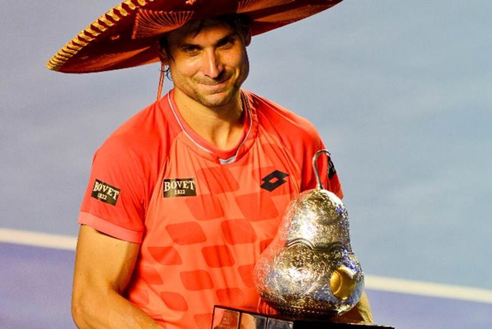 David Ferrer es el actual campeón del Abierto de Acapulco. Archivo 