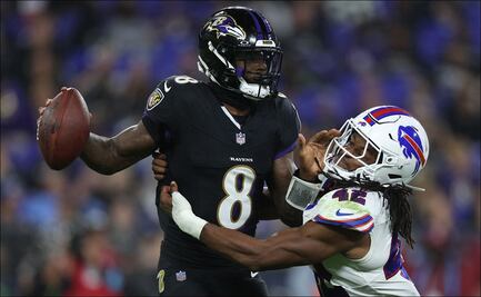 Ravens le pone un alto y una paliza a los Buffalo Bills en el Sunday Night Football