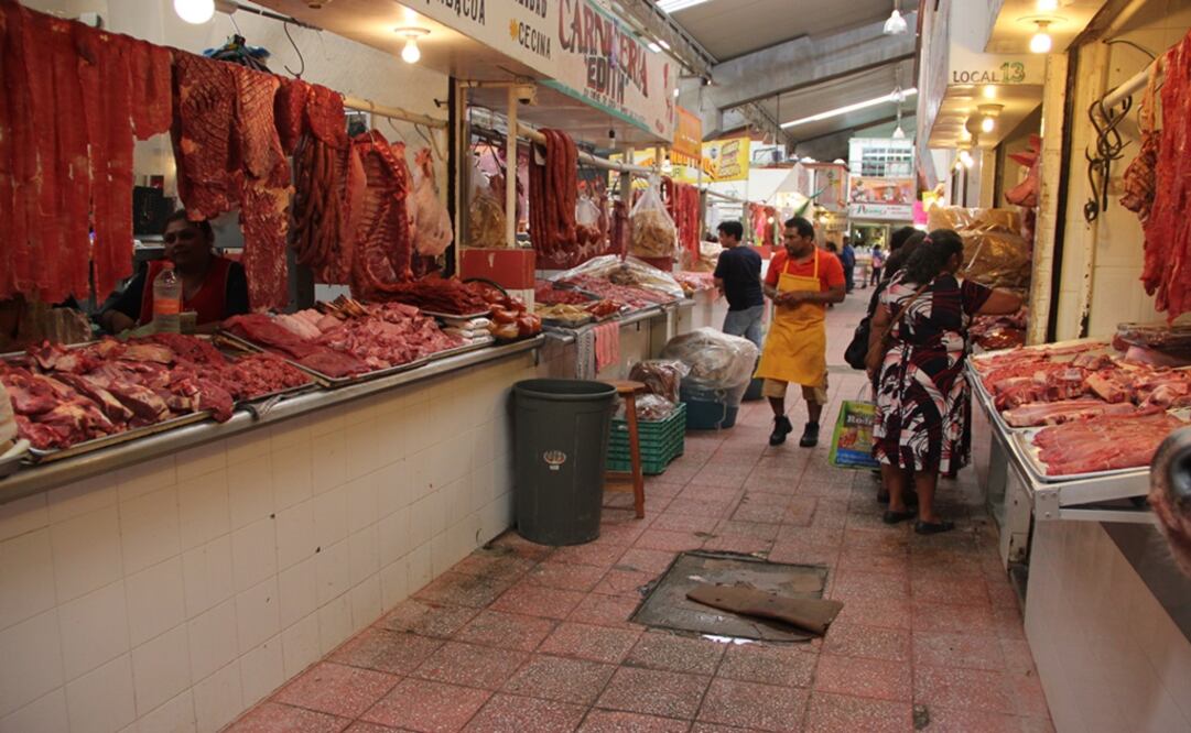 Venta de carne en México. Foto: Archivo