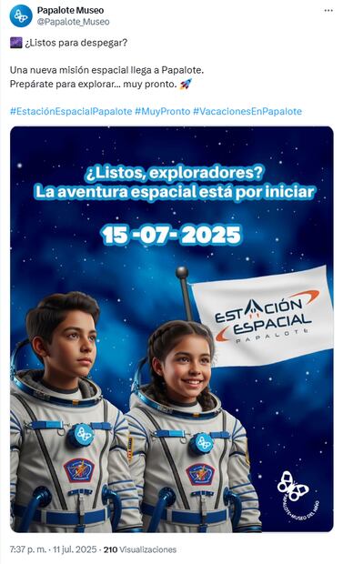 La exhibición se inauguró el pasado 15 de julio y estará al público hasta julio de 2026. Foto: X