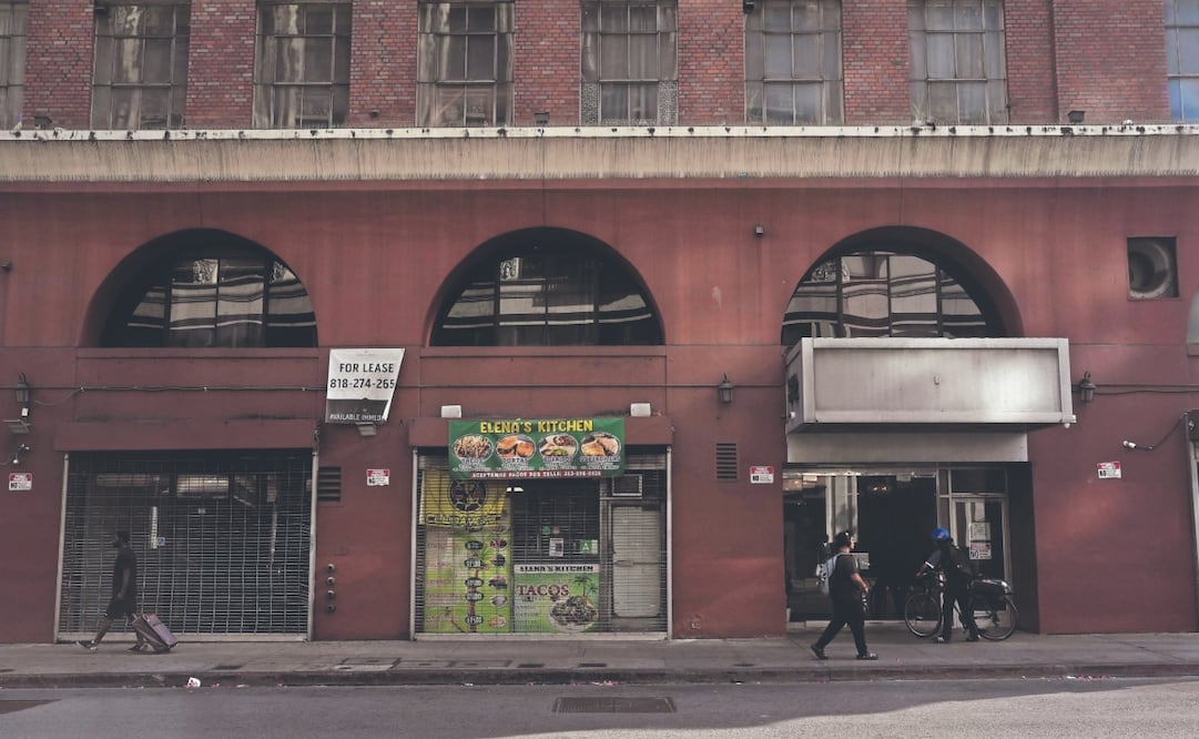 Ante las protestas contras las redadas y los operativos de ICE, algunos negocios prefieren cerrar en el centro de Los Ángeles. Foto: Aimee Melo/ EL UNIVERSAL