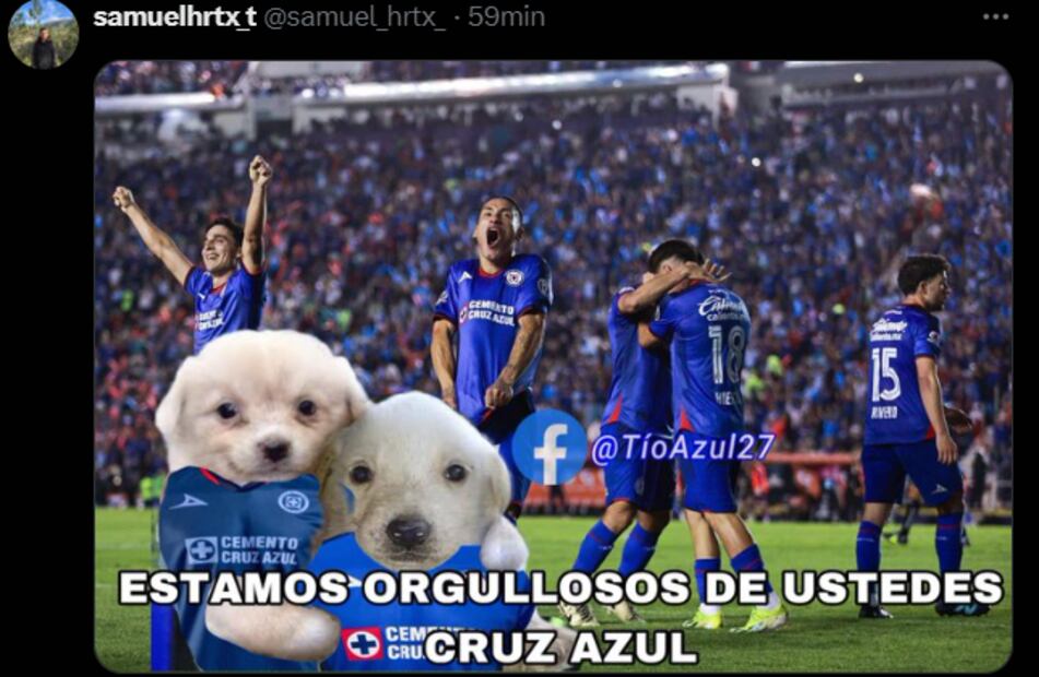 Los mejores memes de la victoria de Cruz Azul a Xolos