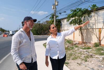 Inicia instalación de cableado subterráneo en el bulevar Colosio de Cancún