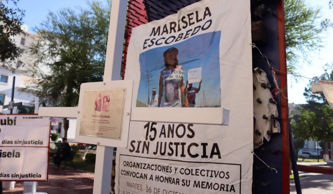 Recuerdan la lucha de Marisela Escobedo (16/12/2025). Foto: Especial