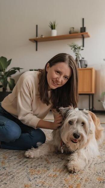 Los perros aportando amor, compañía y resiliencia emocional en momentos difíciles. Fuente: Freepik.